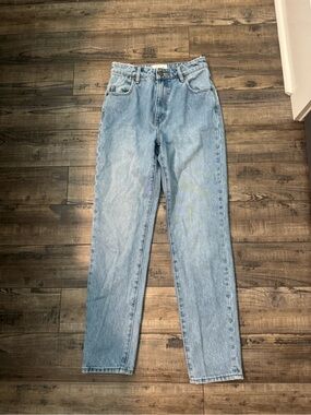 ROLLA'S Light Blue High Rise Straight Jeans